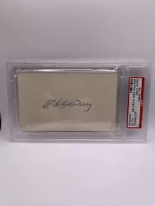 Bill Terry Signed Index Card PSA/DNA Auto - Picture 1 of 2