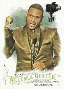 ANTHONY ANDERSON - 2016 Topps Allen & Ginter #191 - Actor BLACK-ISH