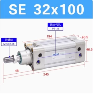 Cilindro estándar SE32X100 AirTAC nuevo 1 pieza - Imagen 1 de 1