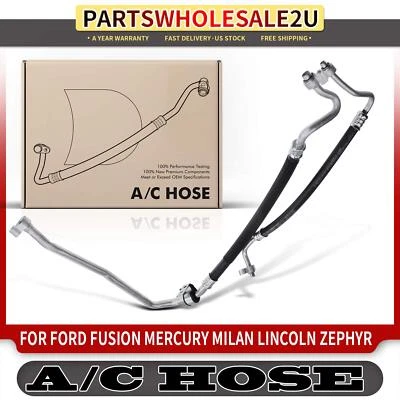 Conjunto de mangueira coletora AC para Ford Fusion Mercury Milan 06-09 Lincoln Zephyr 06 - Imagem 1 de 4