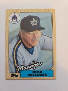 1987 TOPPS DICK WILLIAMS #418 NM - Picture 1 of 1