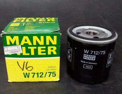 FILTRO MANN filtro de aceite W 712/75 para CHEVROLET DAEWOO IRMSCHER LADA LOTUS OPEL Foto 1 de 2
