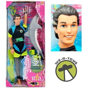 Barbie Ocean Friends Ken Doll & His Dolphin Friend 1996 Mattel 15430 - Picture 1 of 8