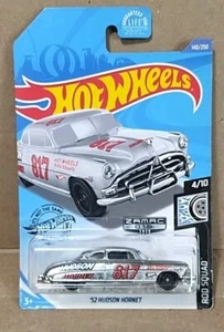 2020 HOT WHEELS ZAMAC ’52 HUDSON HORNET ROD SQUAD 4/10 WALMART EXCLUSIVE RARE - Picture 1 of 3
