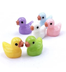 25 Pieces Mini Rubber Ducks Miniature Resin Ducks Baby Beep Tiny Duckies - Picture 1 of 5