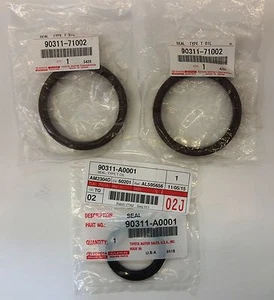 LEXUS OEM FACTORY FRONT CRANK SEAL & CAM SEAL SET 2005-2006 LS430 - Picture 1 of 1