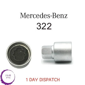 MASTER SECURITY WHEEL LOCKING BOLT KEY 322, 17mm SOCKET FOR MERCEDES A C E CLASS - Bild 1 von 6