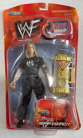 JEFF HARDY WWF Signature Jams Action Figure Sealed Jakks Pacific See Photos! Cover