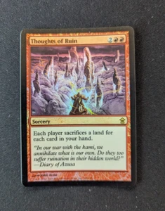 Magic Mtg FOIL Betrayers of Kamigawa Thoughts of Ruin near mint - Picture 1 of 1