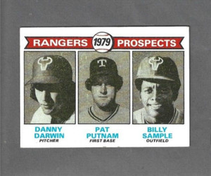 Texas Rangers Prospects Darwin/Putnam/Sample 1979 Topps #713