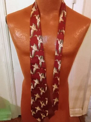 Vintage Ducks Unlimited Men's Silk Tie. - Image 1 of 3