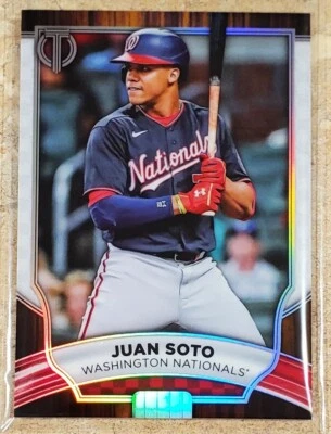 2022 Topps Tribute JUAN SOTO premium base card #70 Washington Nationals - Image 1 of 2