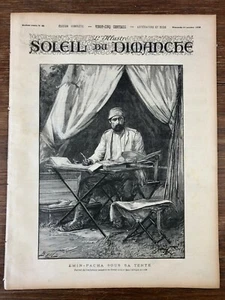 L'illustré SOLEIL DU DIMANCHE 1893 MEHMET EMIN PACHA (Schnitzer) Explorateur - Picture 1 of 1