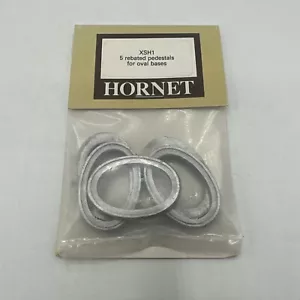 Pedestales con descuento Hornet para bases ovaladas (5 en total) medalla blanca XSH1 - totalmente nuevos - Imagen 1 de 1