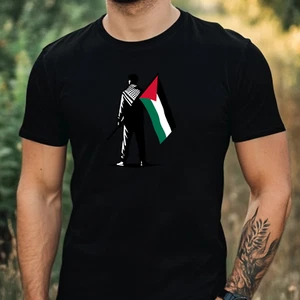 T-Shirt Herren Free Gaza Free Palästina Motiv Baumwolle Größe XS bis 5XL - Bild 1 von 1