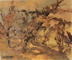 Huile sur toile - signée Lutèce Pierrepont " - 45 x 55cm - XIXem - Photo 1/5