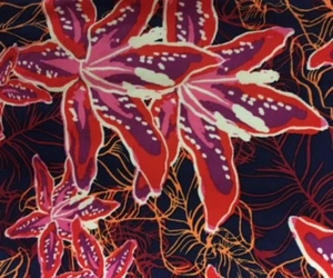 LuLaRoe Leggings ~ TC2 ~ TROPICAL LILY FLOWERS ~ PINK PURPLE ORANGE LILIES ~ 18+ - Picture 1 of 3