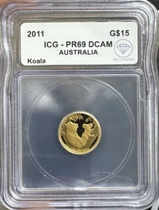 2011 $15 Australia Gold Koala ICG PR69 DCAM - IDC Verified - Picture 1 of 2
