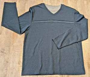 Van Heusen Flex Knit Sweater Men’s Size L | V-Neck Crew Combo | Blue Green - Picture 1 of 9