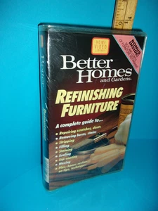 Better Homes & Gardens Refinishing Furniture Vhs 1988 Sealed Antique Restoration - Bild 1 von 2