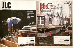 JLC JOURNAL OF LIGHT Construction Magazine Lot of 2 - Foto 1 di 1