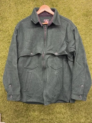 Johnson Woolen Mills Double Cape Jac Shirt Spruce Green Cruiser Men's Med/Large - Image 1 of 4