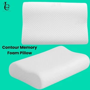 CoolMax Contour Memory Foam Kissen - Orthopädische Halsstütze, waschbarer Bezug - Bild 1 von 14