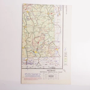 Sectional Aeronautical Chart map Detroit Mi 1969 - Bild 1 von 4