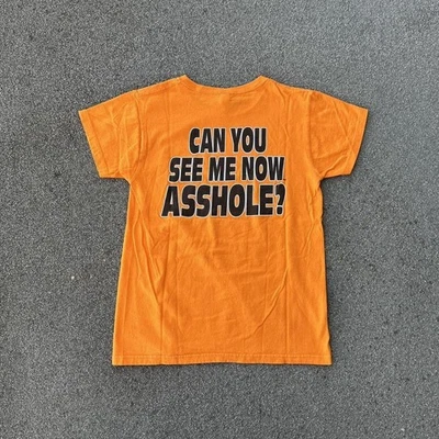 Camisa Naranja Pequeña ***agujero De Colección Y2K Bikers Against Dumb Drivers Cita Divertida Foto 1 de 4