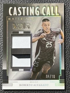 2024-25 Panini Noir Roberto Alvarado Dual Patch Mexico 4/10 - Bild 1 von 2