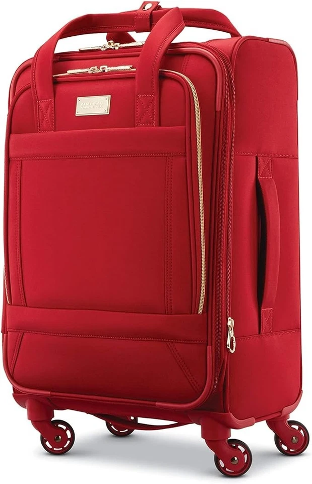 Tourister Belle Voyage Softside Luggage with Spinner Wheels, Red, Carry-On 21" - Image 1 of 4