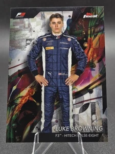 Luke Browning 2024 Topps Finest Formula 1 #55 Hitech GP F3 - Picture 1 of 2