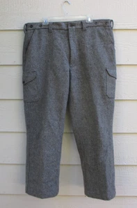 Vintage Filson Men's Mackinaw Virgin Wool Style 87 Field Gray Cargo Pants 42x29 - Picture 1 of 17