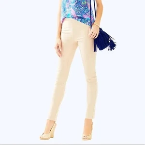 Pantalones de vestir elásticos para mujer Lilly Pulitzer Alessia talla 8 neutros esenciales - Imagen 1 de 13