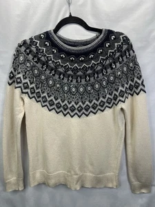 Ann Taylor Merino Wool Cashmere Blend Sweater Jewel Embellishments Gr. Petite M - Bild 1 von 6