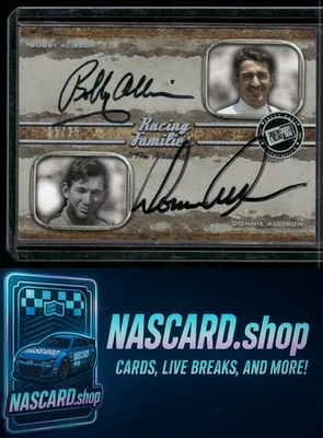 2010 Press Pass Legends Bobby Allison Donnie Allison Family Autographs #01/25 - Image 1 of 2