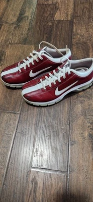 Nike Air Golf Giddy Up rojo y blanco 307422 para mujer talla 7  Foto 1 de 4