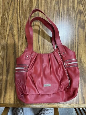 **Bolsa de ombro de couro Nine & Co azul-petróleo retrô - Imagem 1 de 3