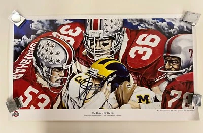 Rare Ohio State Buckeyes Football Premium POSTER Print 25x14 Spielman Gradishar  - Image 1 of 4