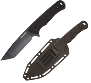 Schrade Regime Fixed Knife 3.83" AUS-8 Stainless Tanto Blade Black G10 Handle - Picture 1 of 6