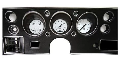 classic instruments chevelle malibu ss gauge cluster white hot series cv70wh NOS - Image 1 of 2