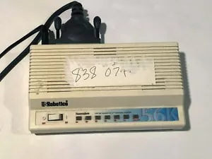 US Robotics 56k External Modem Sportster 5686-83 w Serial Cable Power Supply - Picture 1 of 3