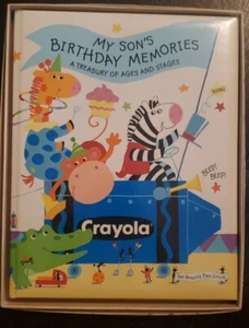 Vintage Hallmark My Son's Birthday Memories Book New In Box - Picture 1 of 5