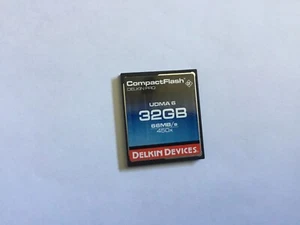 1pcs 32gb Delkin device CF I compactflash memory cards for Nikon canon CF - Picture 1 of 2