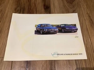 JAGUAR 1999 V8 SERIES XJ XK & DAIMLER X308. UK MARKET RANGE BROCHURE. RARE. - Picture 1 of 2