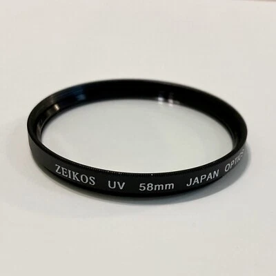 Used Zeikos UV 58mm Lens Filter Made in Japan - Image 1 of 4