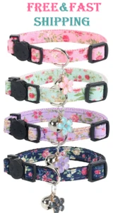 Katzenhalsbänder mit Glöckchen, Breakaway Kitten Halsband, süßes Katzenhalsband im 4er Pack,... - Bild 1 von 5