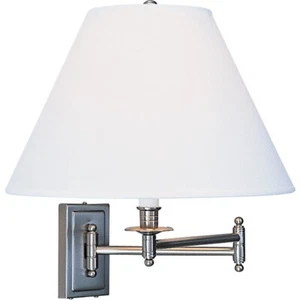 Robert Abbey Kinetic 1 Light Wall Swinger, Brushed Chrome/Ascot - B1504XXX - Picture 1 of 1