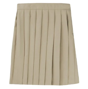 Girls Khaki Pleated Skirt V9000 French Toast School Uniform Sizes 4 to 20 - Picture 1 of 3