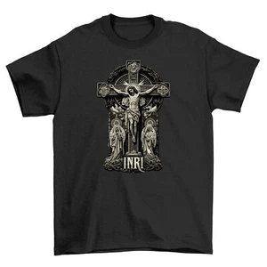 Gothic_83: Jesus on the Cross T-shirt - Holy & Hilarious! Unisex Printed Design, - Picture 1 of 46